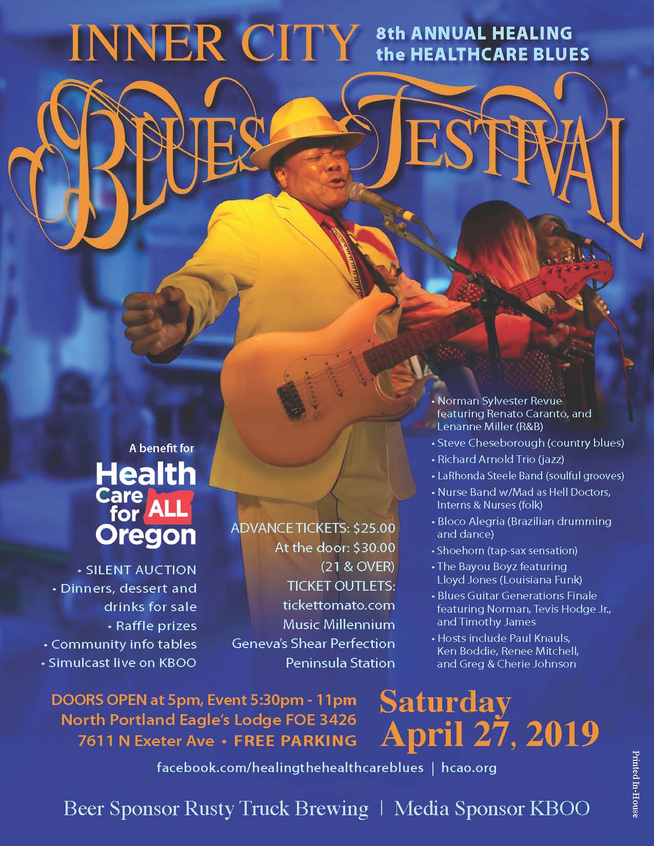 Blues Fest Poster 2019